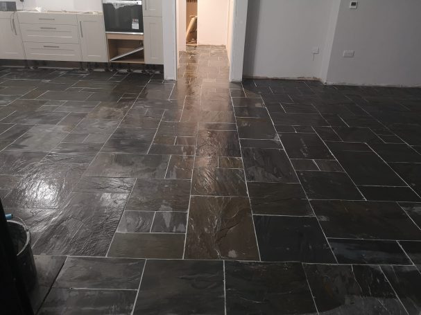 Tiled Floor in kitchen